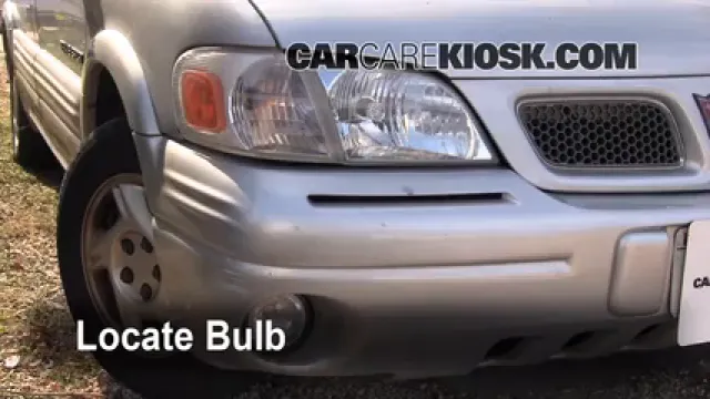 1998 Pontiac Trans Sport Montana 3.4L V6 (4 Door) Éclairage Feux de route (remplacer l'ampoule)
